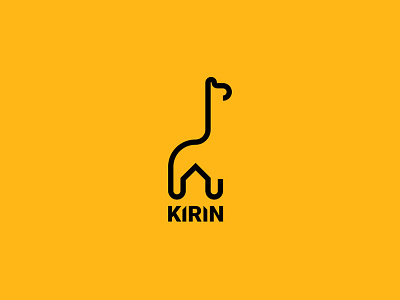 Kirin app brand branding design graphic identity inspiration logo minimal minimalism print visual