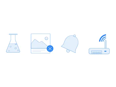 Some Icons for Mobile App Project connection icon notification post sketchapp solution