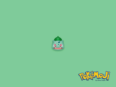 Pokémoji - Bulbasaur bisasam bulbasaur emoji icon icondesign iconset pokemoji pokemon pokemon go