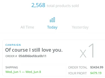 Teespring Seller Dashboard dashboard ios seller teespring