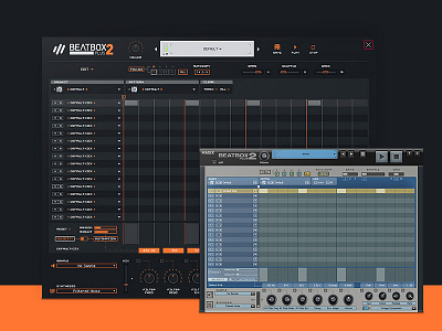 GUI Redesign Concept #1 beatbox grey gui orange pixelperfect plus redesign ui ux