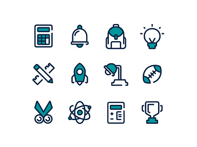 Education Icons back to school icons backpack icon education education icons math icons school icons science icons sport icons