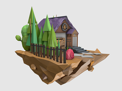 Hi，Dribbble！ 3d design dribbble illustration isometric