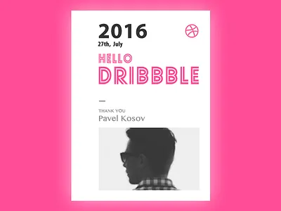Hi,Dribbble!