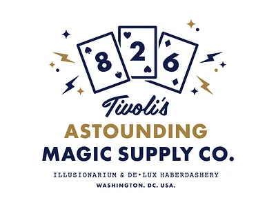 New Storefront Logo for 826DC 826 cards courier dc futura magic wes anderson