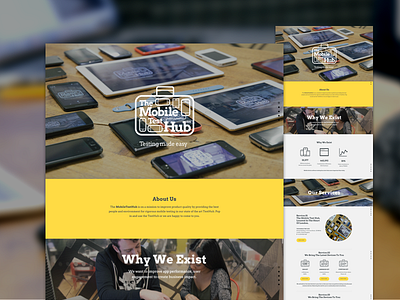 Mobile Test Hub brand mobile web