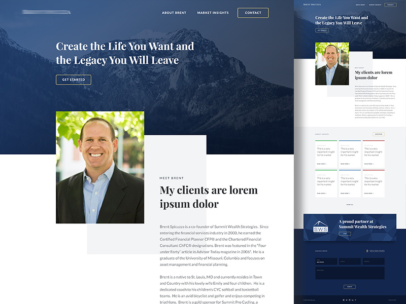 Example of Financial Advisor - site