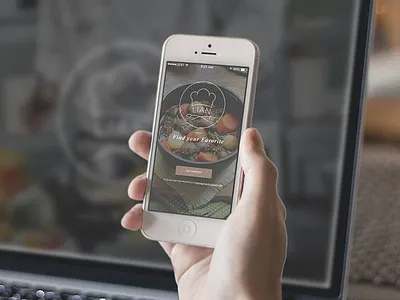 LIAN branding app branding cook logo recipe