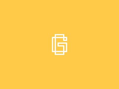 ∆ G MARK ∆ brand branding concept g gaming logo logomark stroke yellow