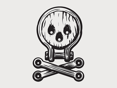 Dead Eyes illustration nautical sketch vector