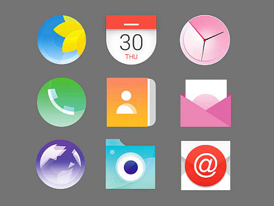 Redesign icons for Samsung C5 90s flat icons mobile phone samsung