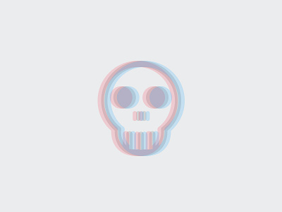 LakaLaka 3d bones calavera craneo flat icon skull