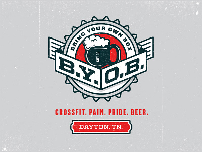 BYOB badge beer crossfit illustration tshirt