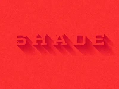 Throwing Shade shade shadow typography