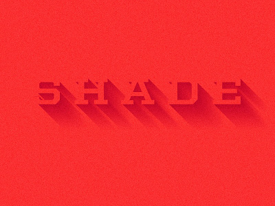 Throwing Shade shade shadow typography