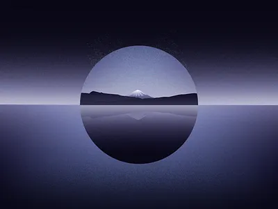 Night concept design dream flat graphic illustration night surreal vector vectors