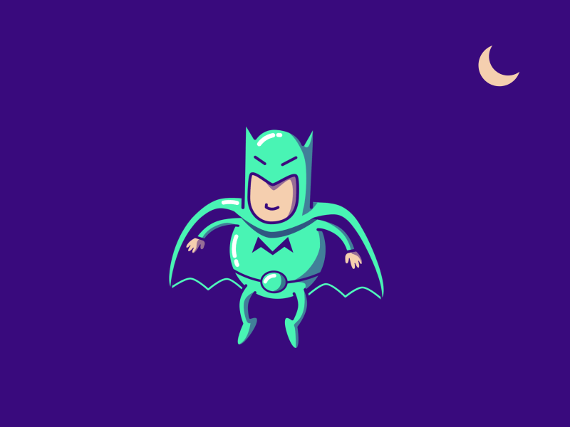 Batsalto after effects animation character illustration vector