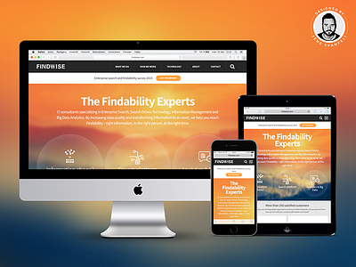 Findwise art design findwise responsive responsive design ui ux webdesign webpage website