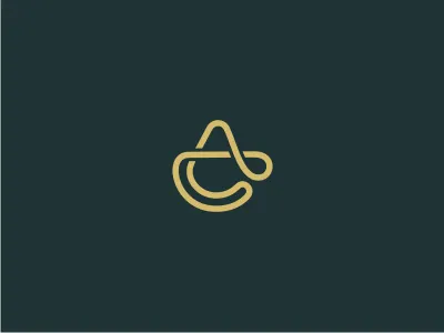 A Cup a a logo cafe coffee cup drink food lettermark logo minimal monogram restaurant