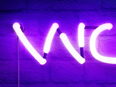 Woozy light neon photoshop