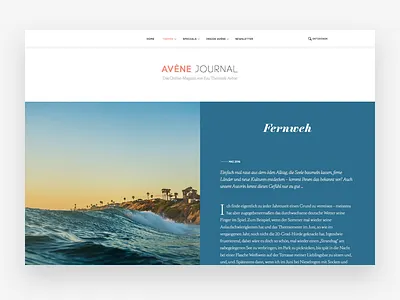 Article type article clean color design header magazine webdesign
