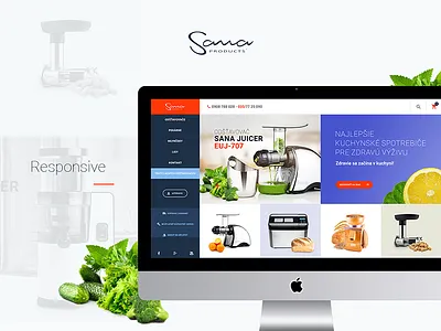 Sana Products - eshop debut eshop first shot fresh juicer responsive thanks