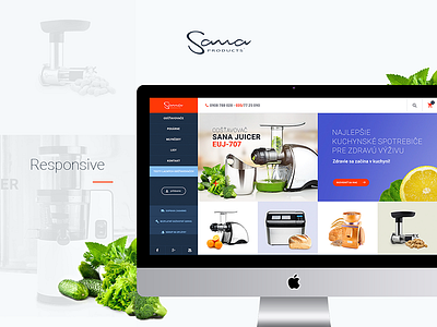 Sana Products - eshop debut eshop first shot fresh juicer responsive thanks