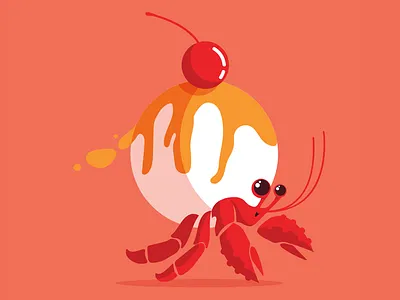 More ice cream. hermit crab ice cream summer wip