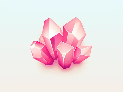 Crystals crystal illustration