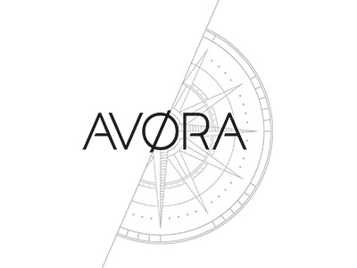 AVØRA avora branding compass craft design illustrator logo new watch