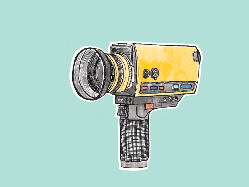 Super 8 II animation camera drawing film gif hand drawn illustration internship stop motion super 8 video watercolor