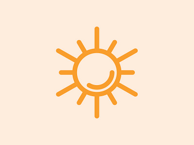 happy sun happy icon logo sun