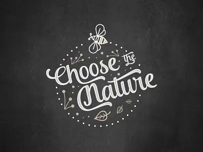 Choose the nature adobe chocolate color flat icecream icon illustration logo love nature packaging