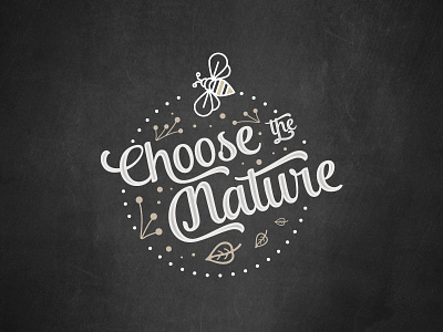 Choose the nature adobe chocolate color flat icecream icon illustration logo love nature packaging