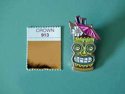 ✨ Cocktail Club ✨ cocktail enamel pin tiki