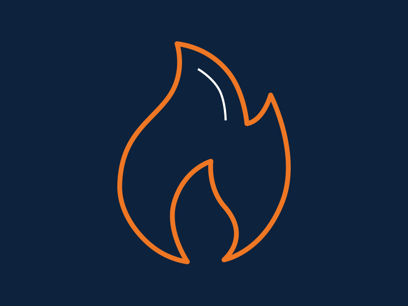 Vbs Icons fire firefly flashlight icons monoline stop light vbs