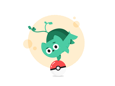 Shapémon - Bulby bulbasaur character design lesson pokeball pokemon skillshare teaching