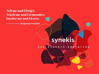 Synekis art direction branding color education graphic graphic design identity modern website