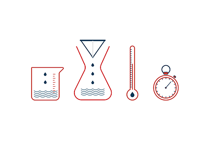 Diripton Icons for instruction card design drip drip ton icon illustration minimal