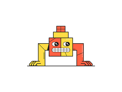 RIGT character color cute doodlec fresh geometric happy illstration kids kikillo
