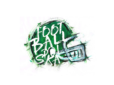Football tshirt design design football gfl helmet nfl plfa polska tshirt