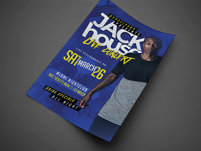 Underground Artist Music Flyer artist bash concert.bday flyer invitation night club party flyer poster psd template rap rapper