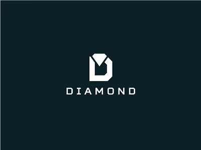 Diamond diamond letter d logo