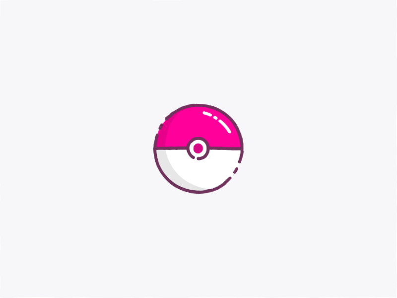 Dooerball - Gotta catch 'em all receipts! after effects animation dooer gif illustration pokeball pokemon