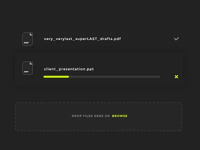 File Upload 031 daily dailyui file pdf ppt ui upload