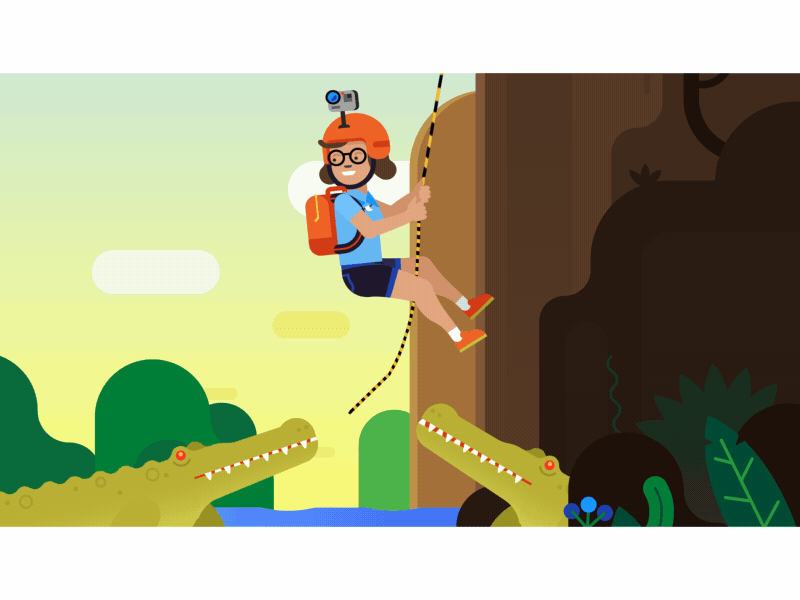 PluraVida Shot aligator animation character fly gopro mezzolab stvytautas