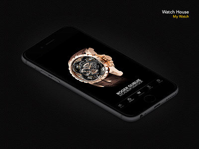 Watch House - My Watch app black collections e commerce exclusive ios luxury shop store watch