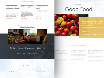 Interior Pages charity non profit philanthropy ui ux visual design web design website
