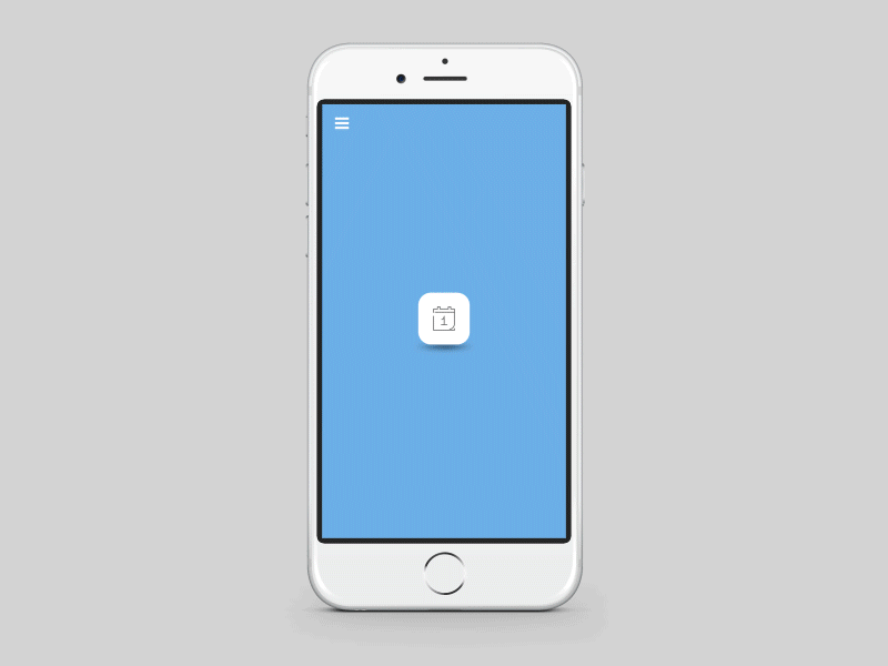 Mobile calendar concept after effects app ben white calendar flat gif mobile prototype