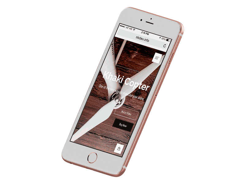 Parallax for Gyroscope and Mouse position | Khaki Template gyroscope html javascript mouse multiconcept parallax template